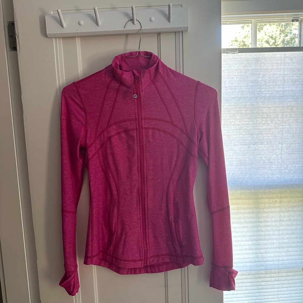 Pink Lululemon Define Jacket Size 6